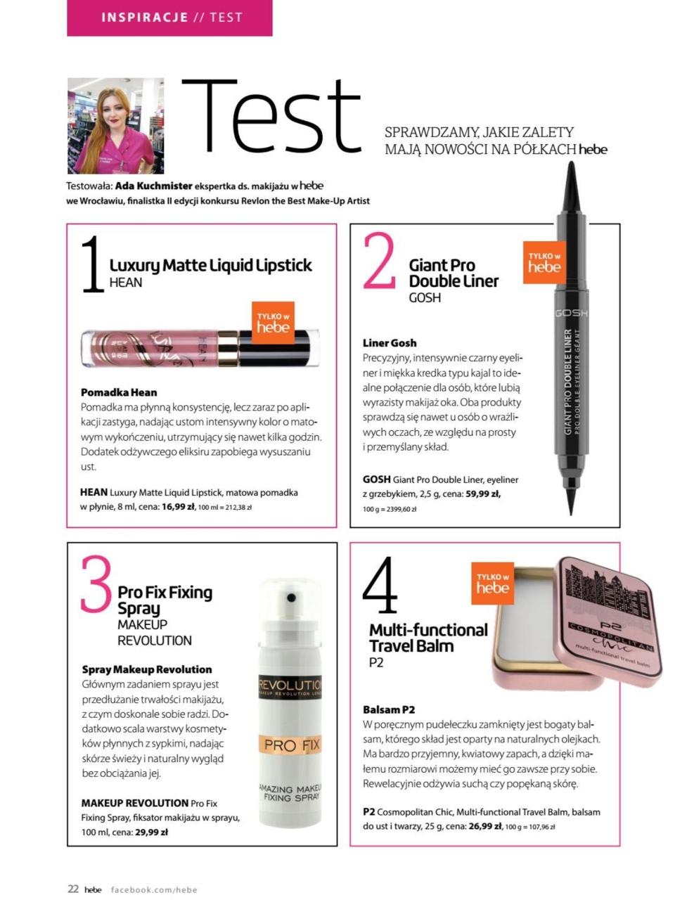 Gazetka promocyjna Hebe str. 22