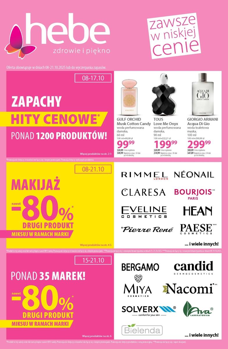 Gazetka promocyjna Hebe str. 1