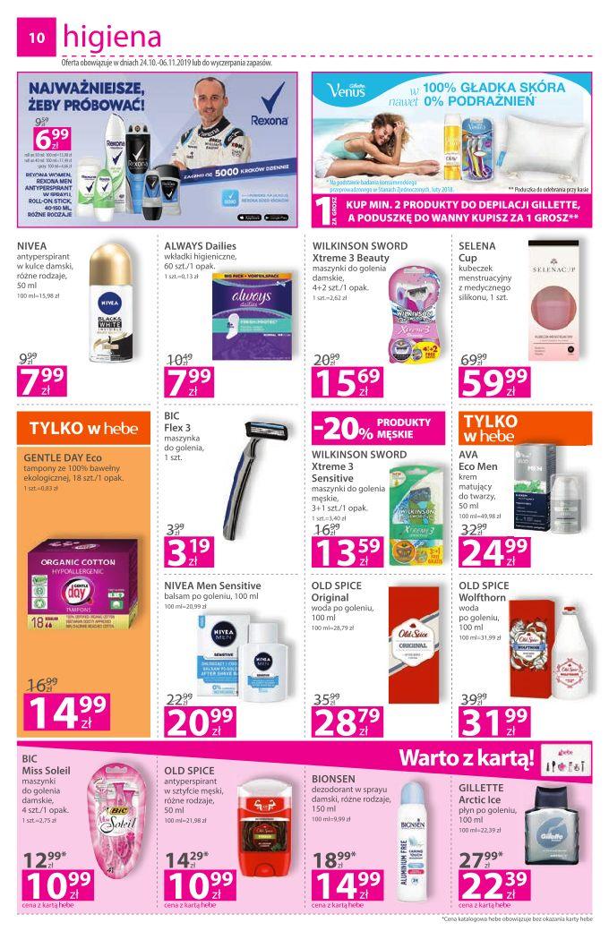 Gazetka promocyjna Hebe str. 10