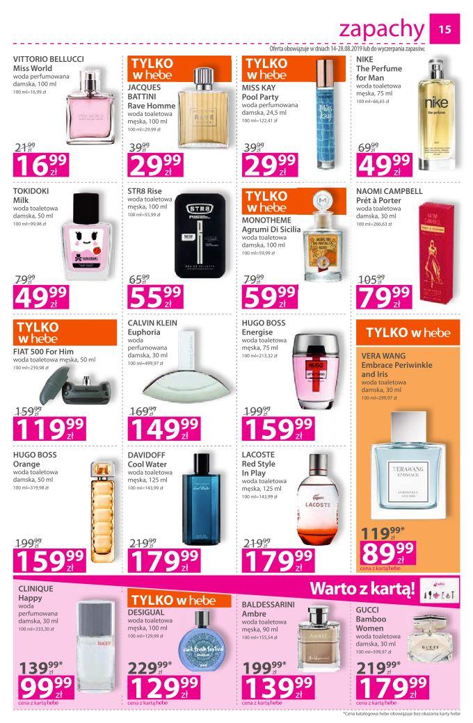 Gazetka promocyjna Hebe str. 15