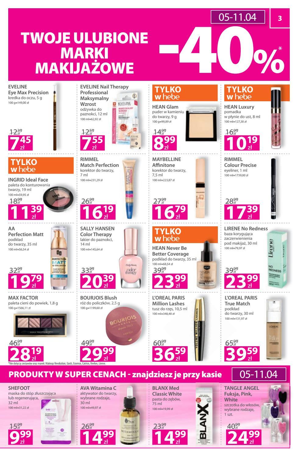 Gazetka promocyjna Hebe str. 3