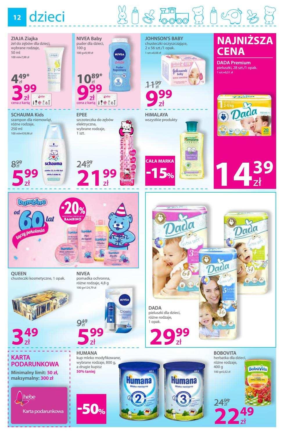 Gazetka promocyjna Hebe str. 12