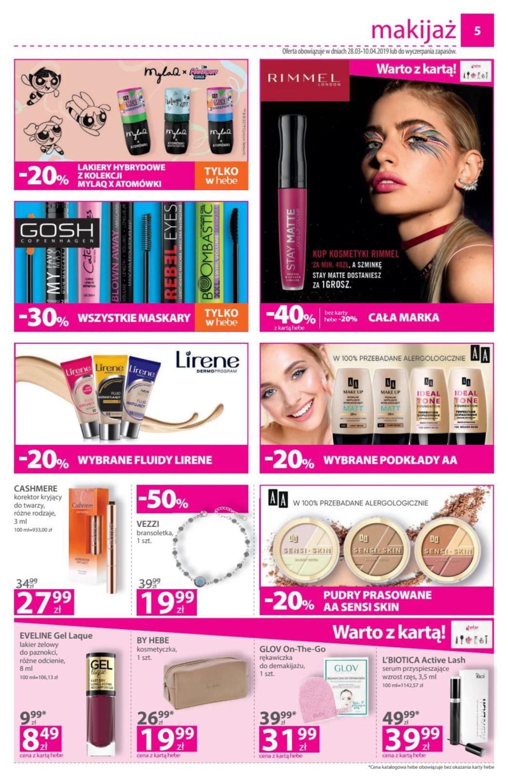 Gazetka promocyjna Hebe str. 5