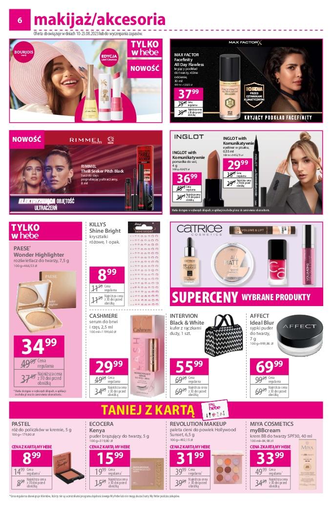 Gazetka promocyjna Hebe str. 6