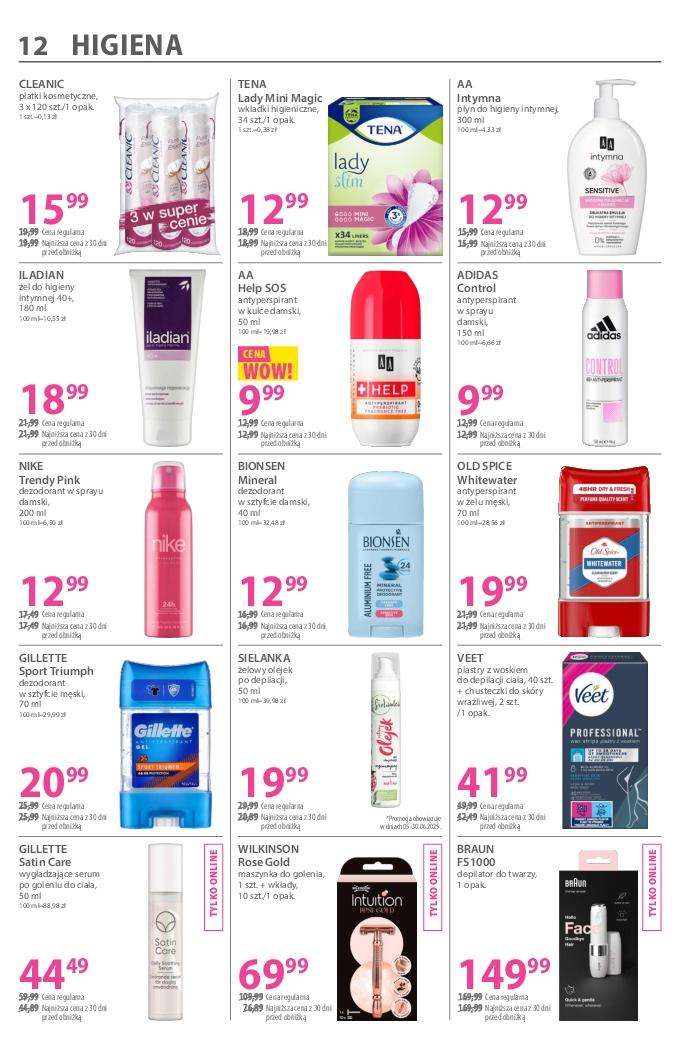 Gazetka promocyjna Hebe str. 12
