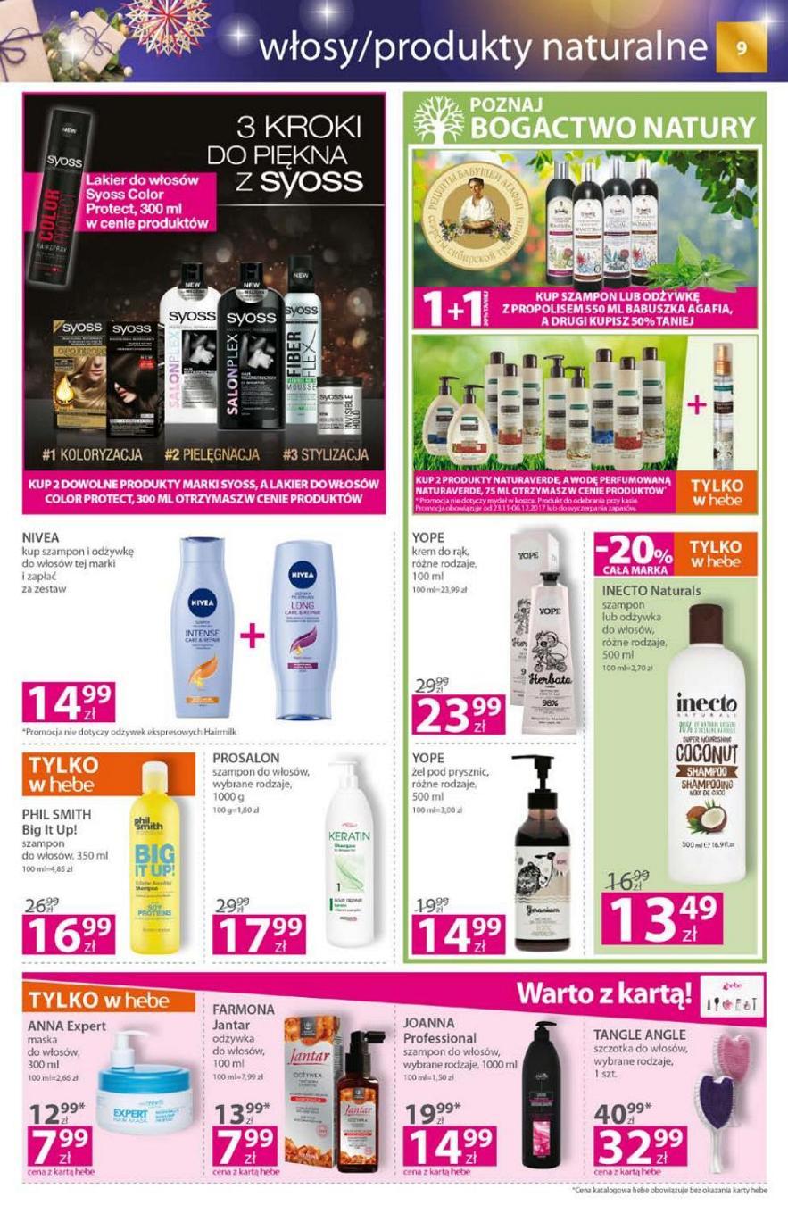 Gazetka promocyjna Hebe str. 9