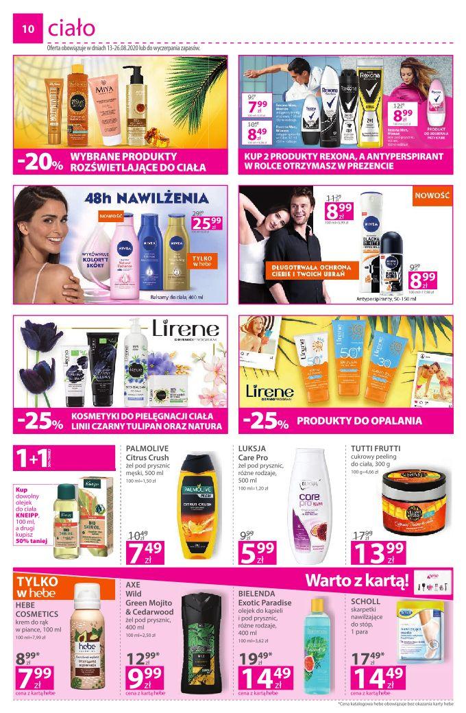 Gazetka promocyjna Hebe str. 10