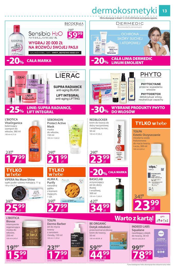 Gazetka promocyjna Hebe str. 13