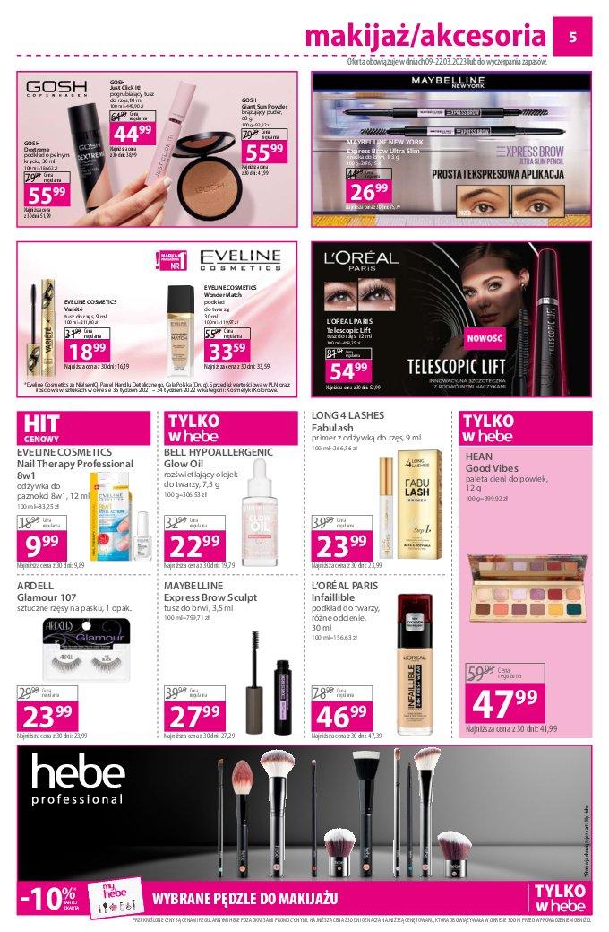 Gazetka promocyjna Hebe str. 5