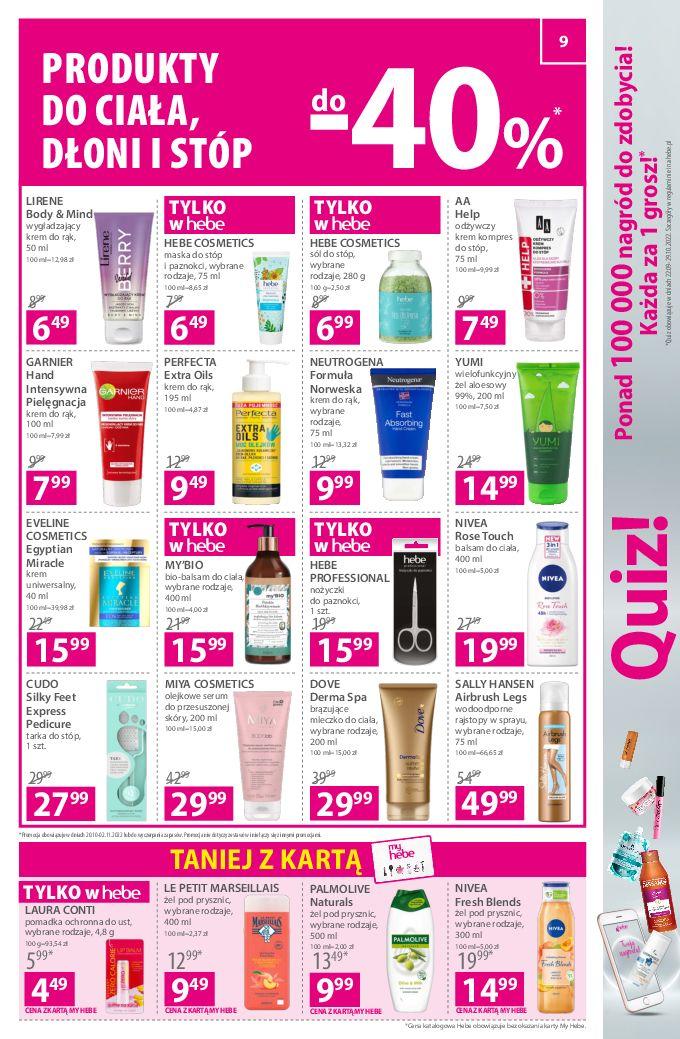 Gazetka promocyjna Hebe str. 9