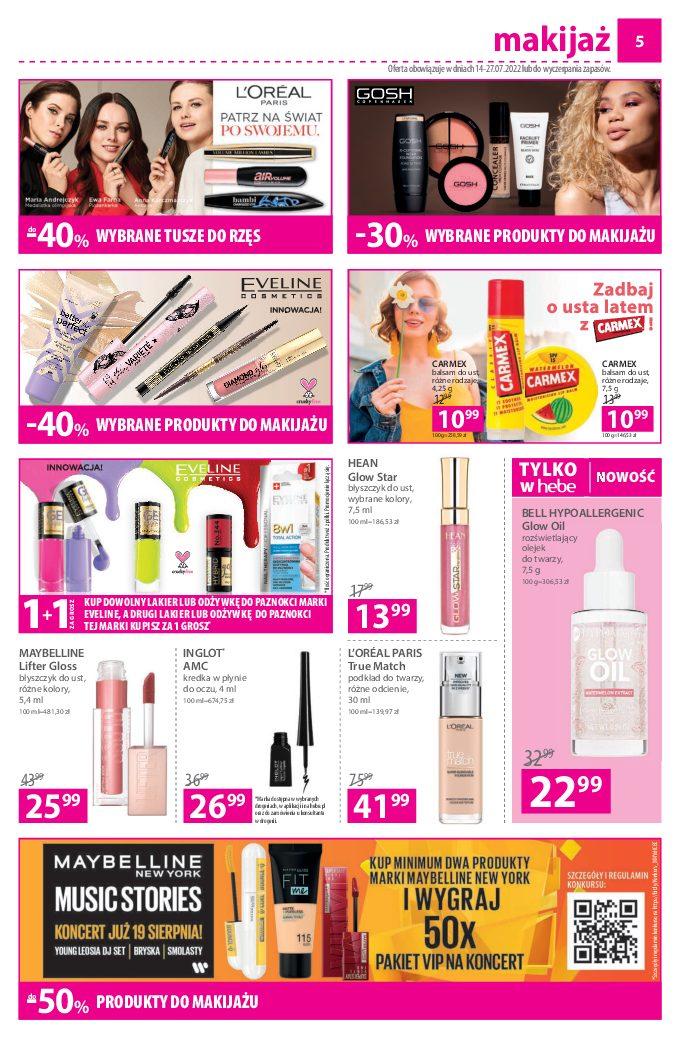 Gazetka promocyjna Hebe str. 5