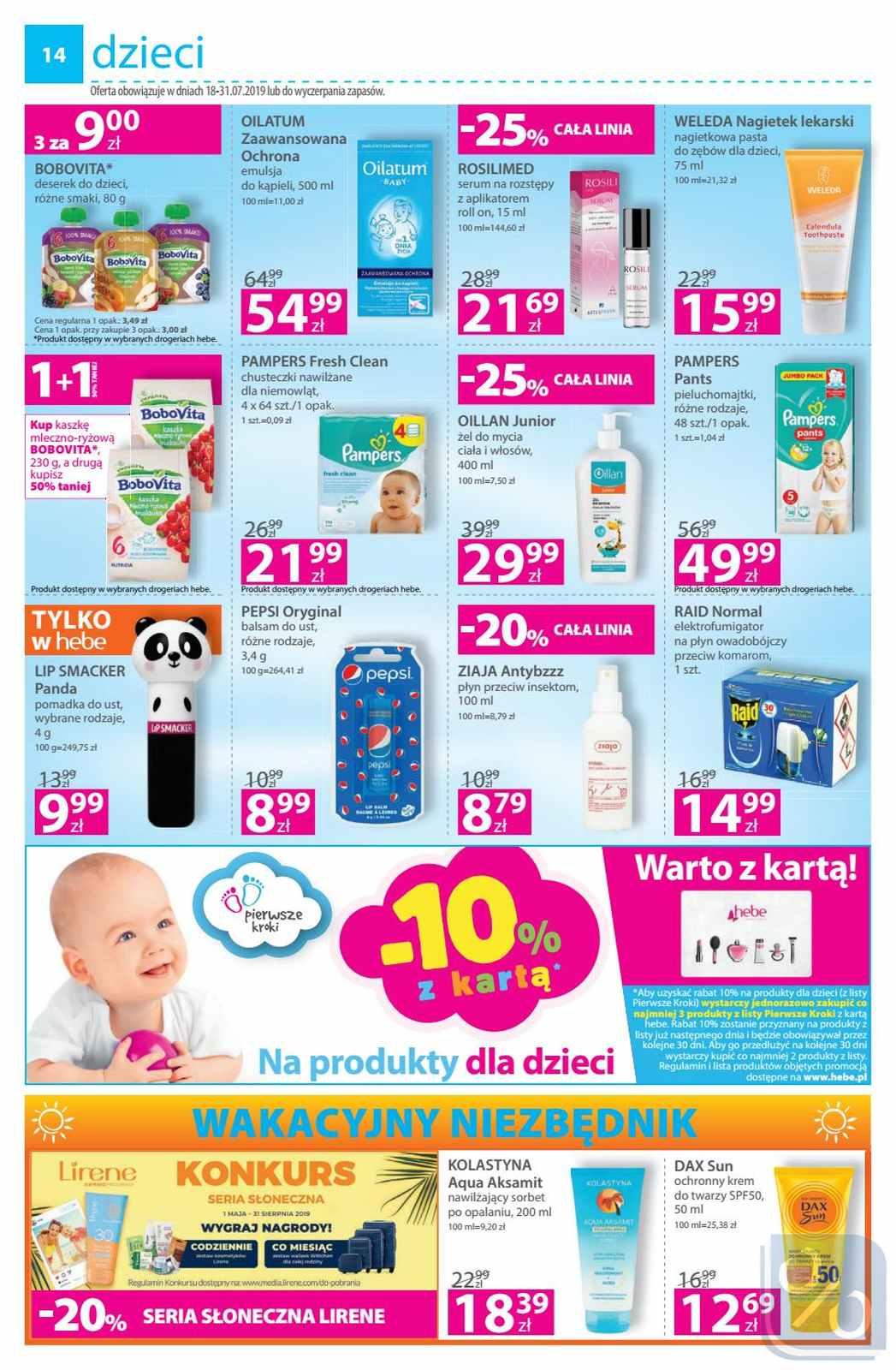 Gazetka promocyjna Hebe str. 14