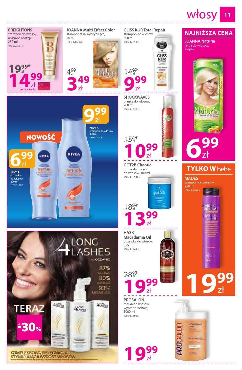 Gazetka promocyjna Hebe str. 11
