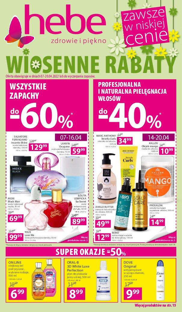 Gazetka promocyjna Hebe str. 1