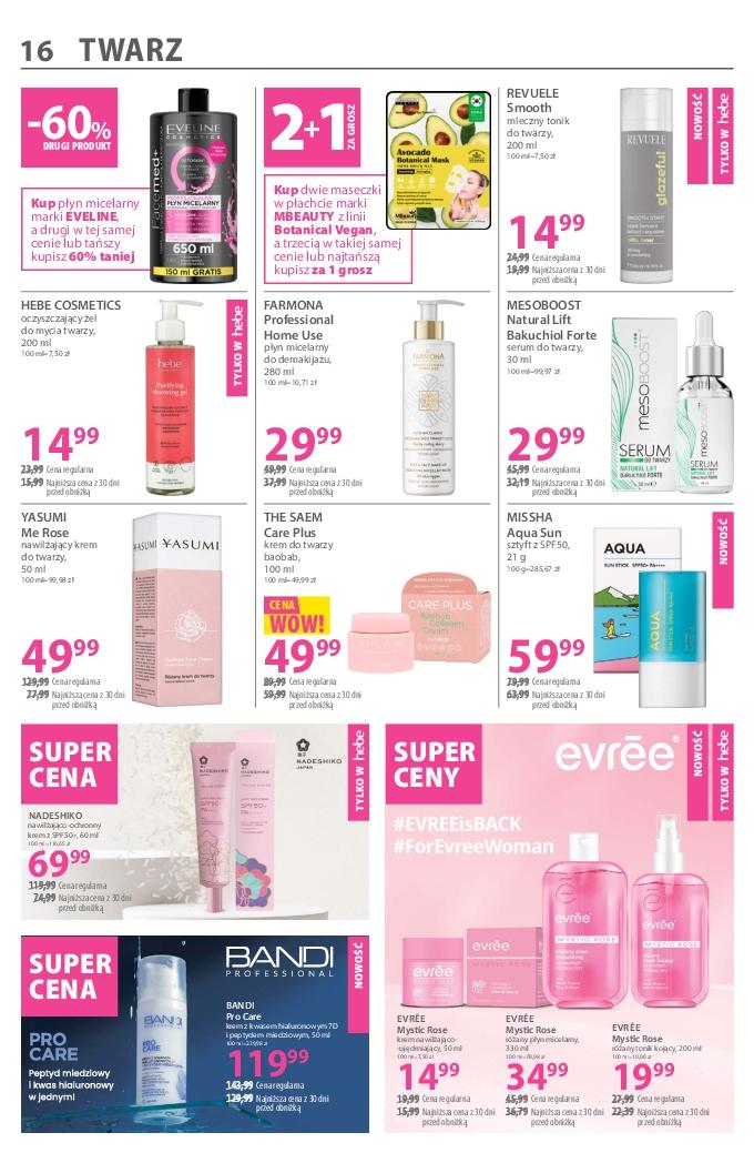 Gazetka promocyjna Hebe str. 16