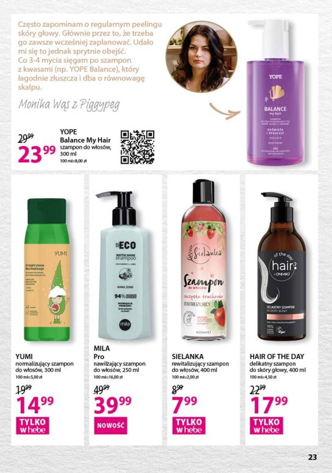 Gazetka promocyjna Hebe str. 23
