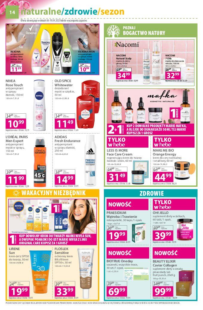 Gazetka promocyjna Hebe str. 14