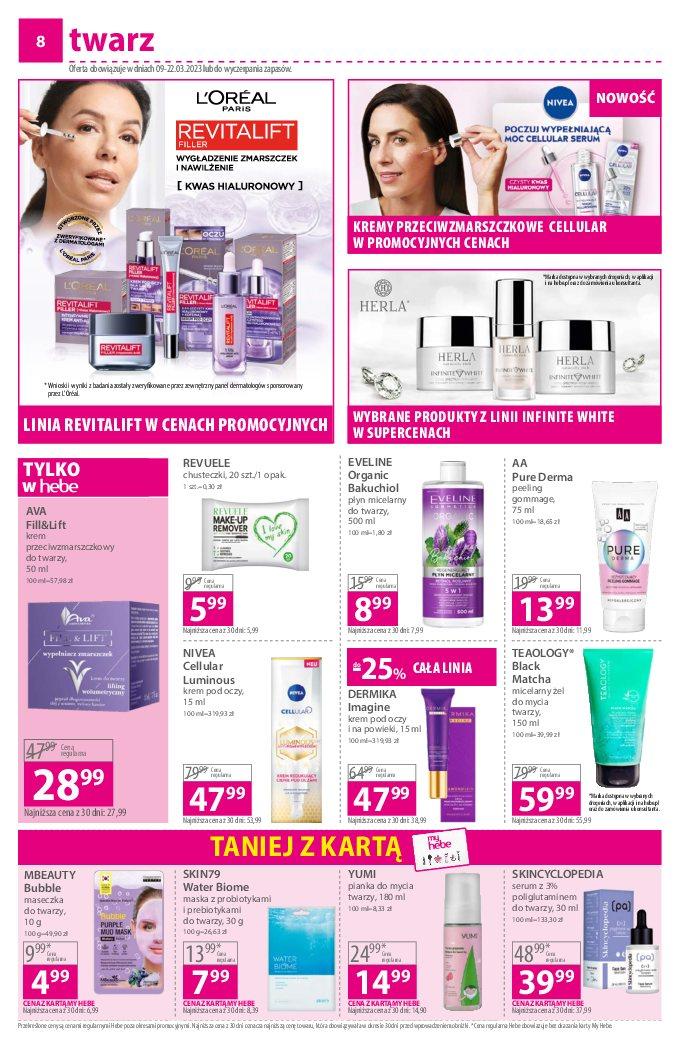 Gazetka promocyjna Hebe str. 8