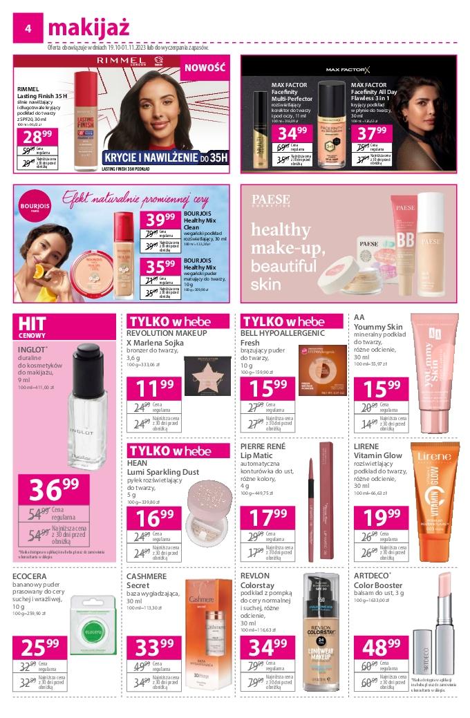 Gazetka promocyjna Hebe str. 4