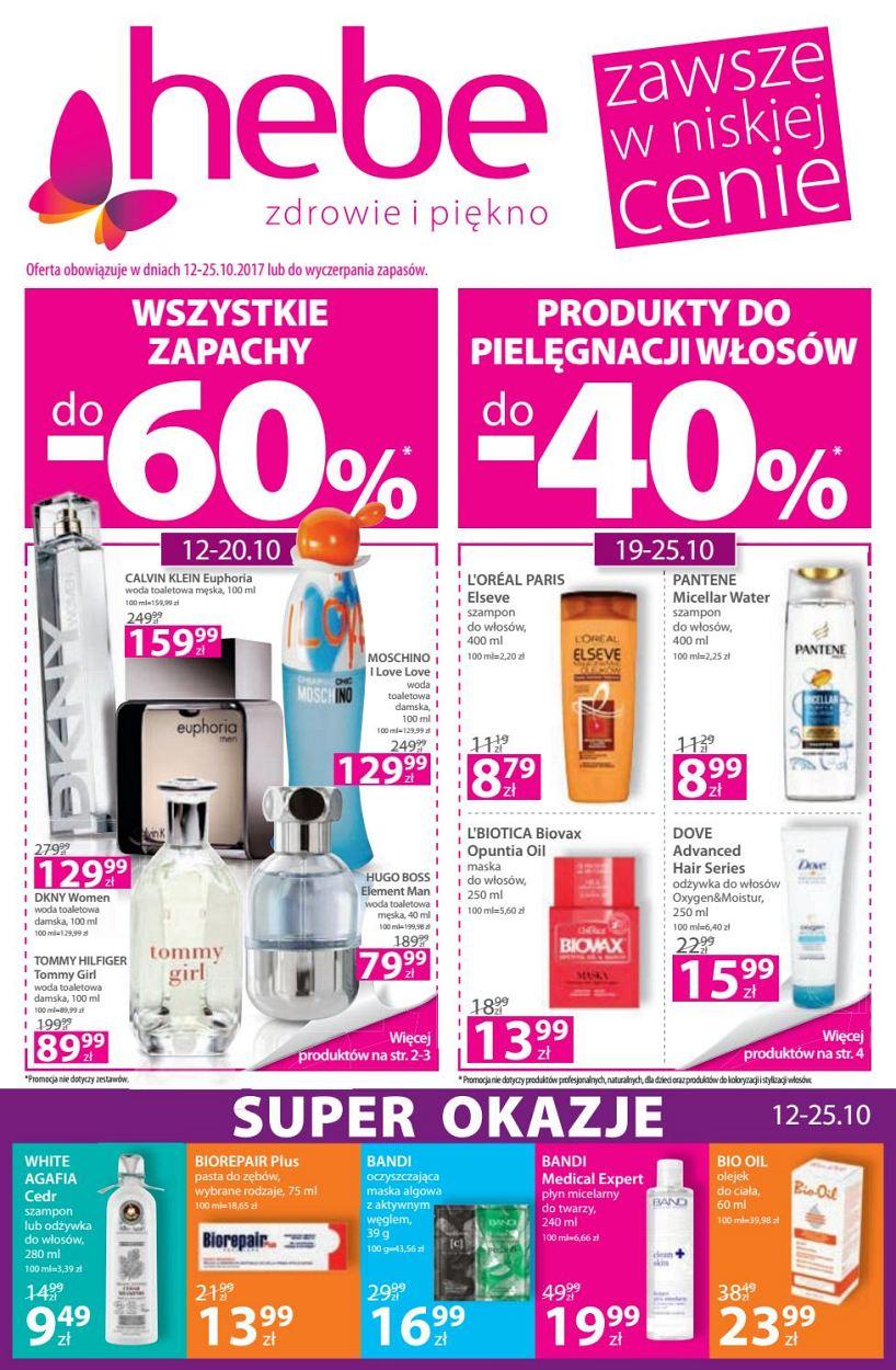 Gazetka promocyjna Hebe str. 1