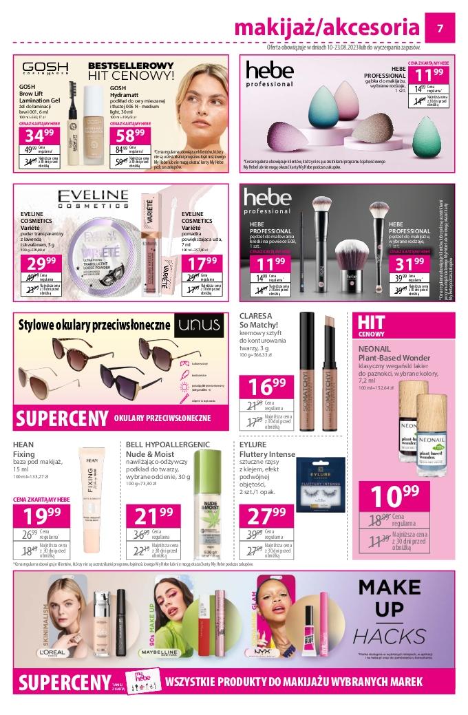 Gazetka promocyjna Hebe str. 7