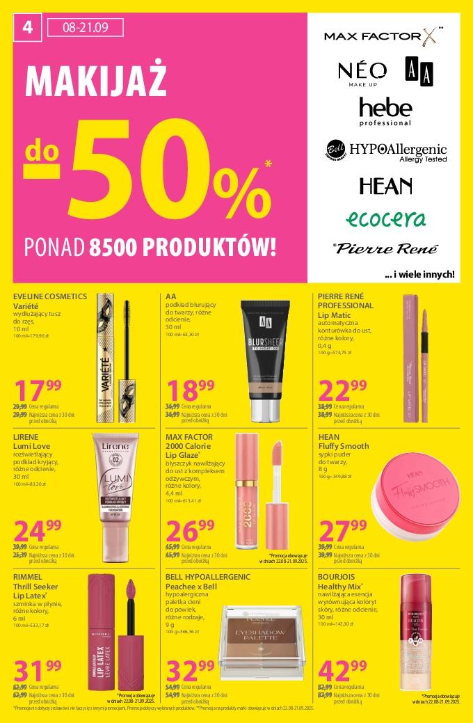 Gazetka promocyjna Hebe str. 4