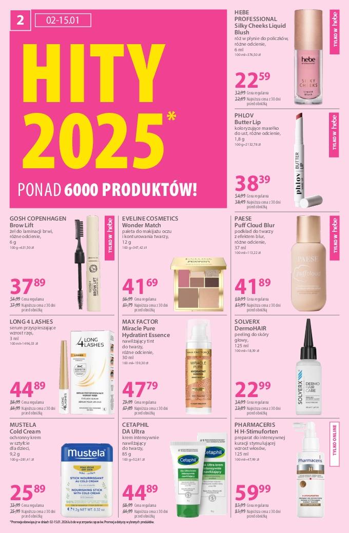 Gazetka promocyjna Hebe str. 2