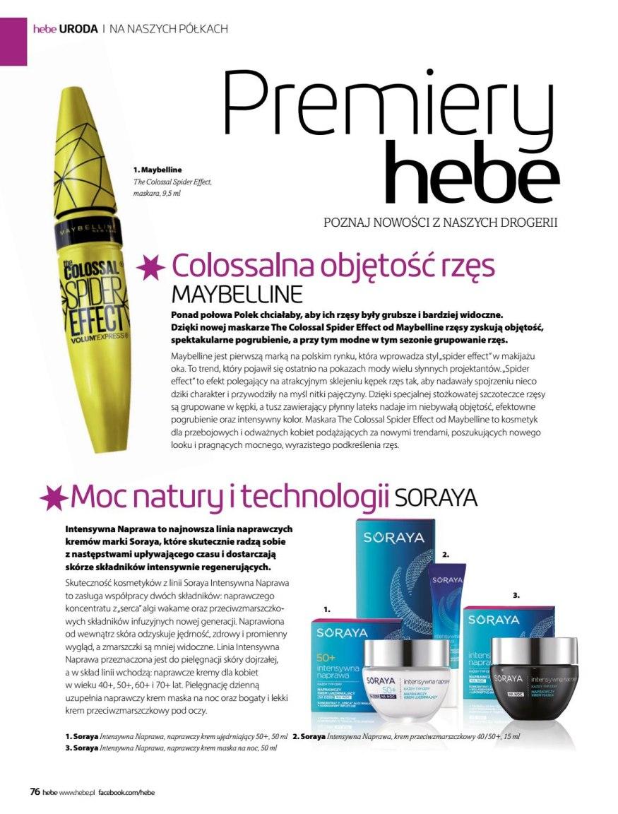 Gazetka promocyjna Hebe str. 76