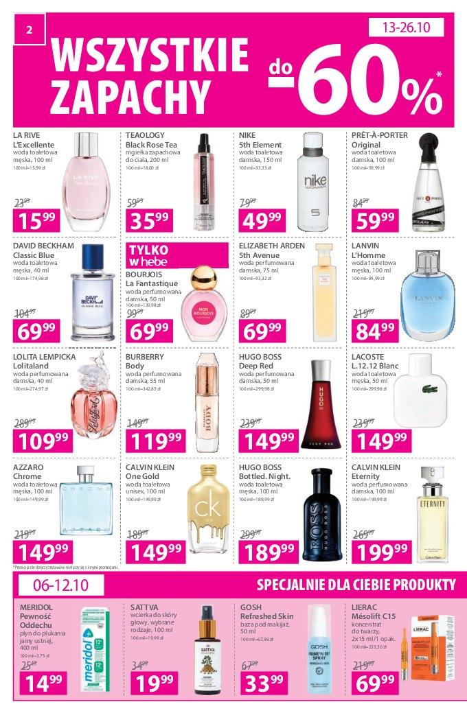 Gazetka promocyjna Hebe str. 2