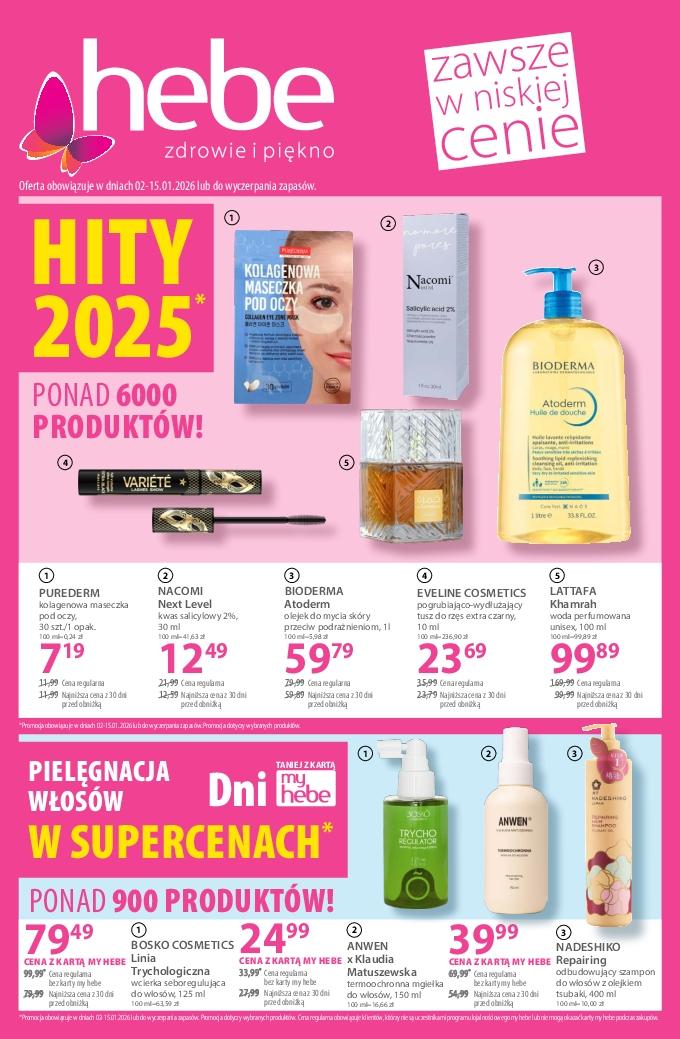 Gazetka promocyjna Hebe str. 1