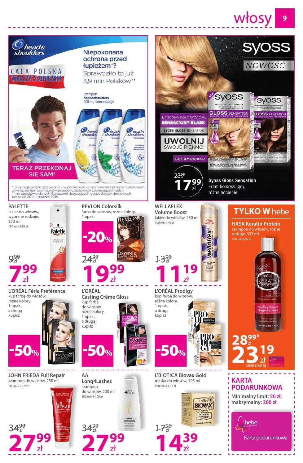 Gazetka promocyjna Hebe str. 9