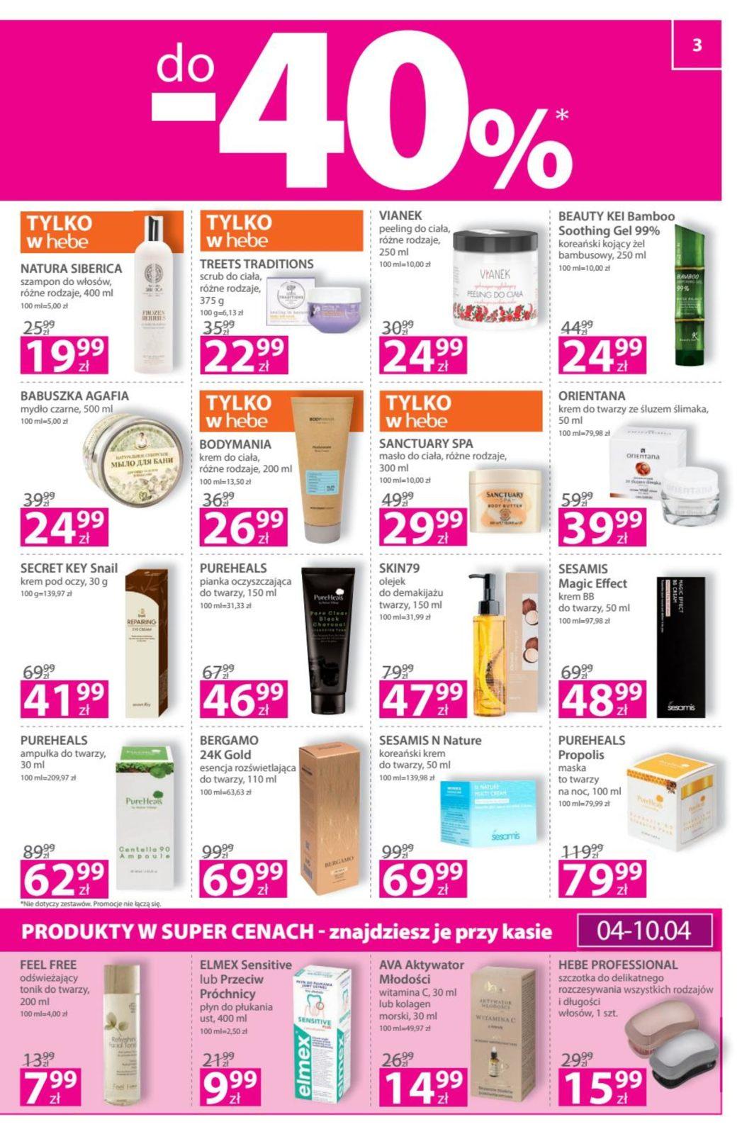 Gazetka promocyjna Hebe str. 3