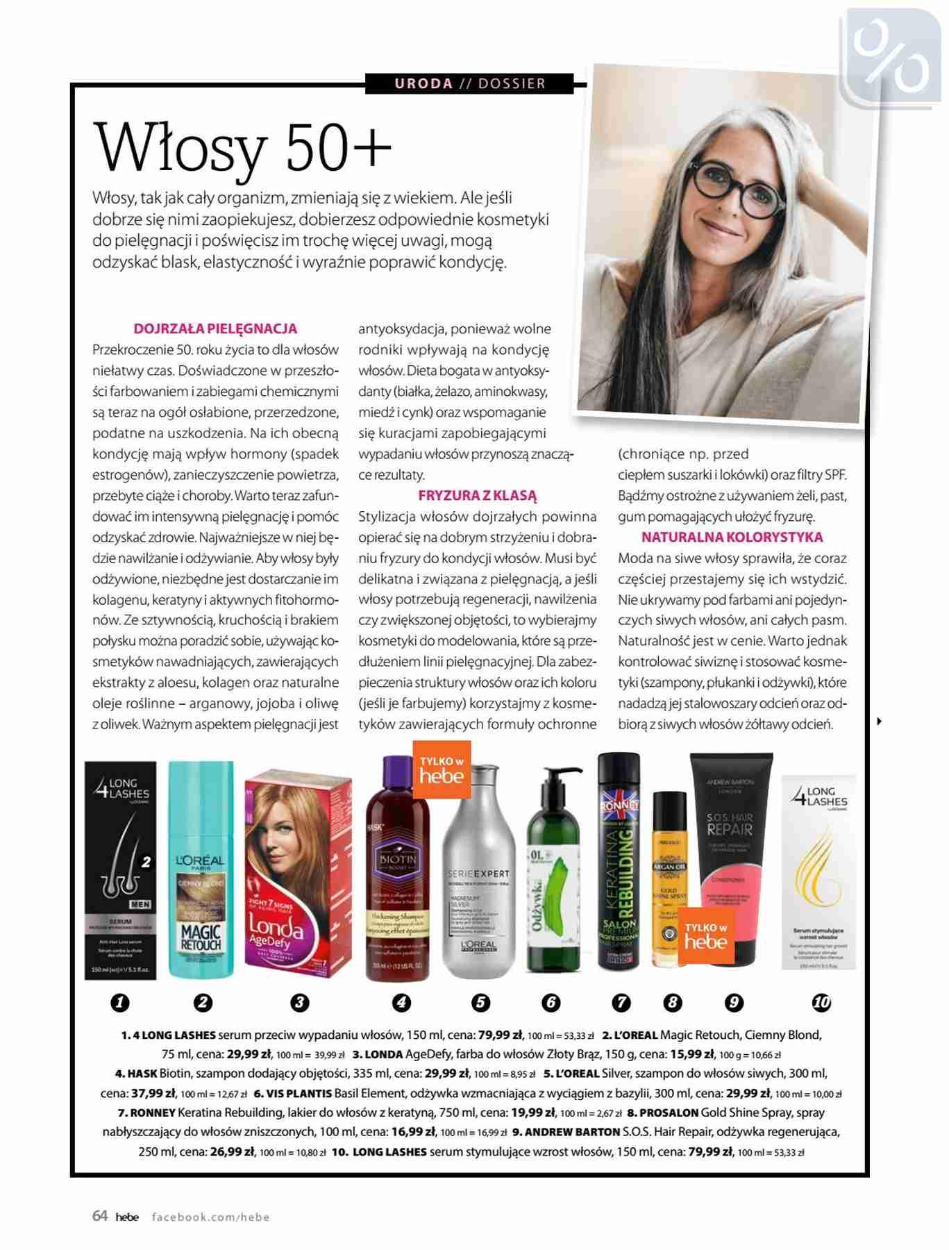Gazetka promocyjna Hebe str. 64