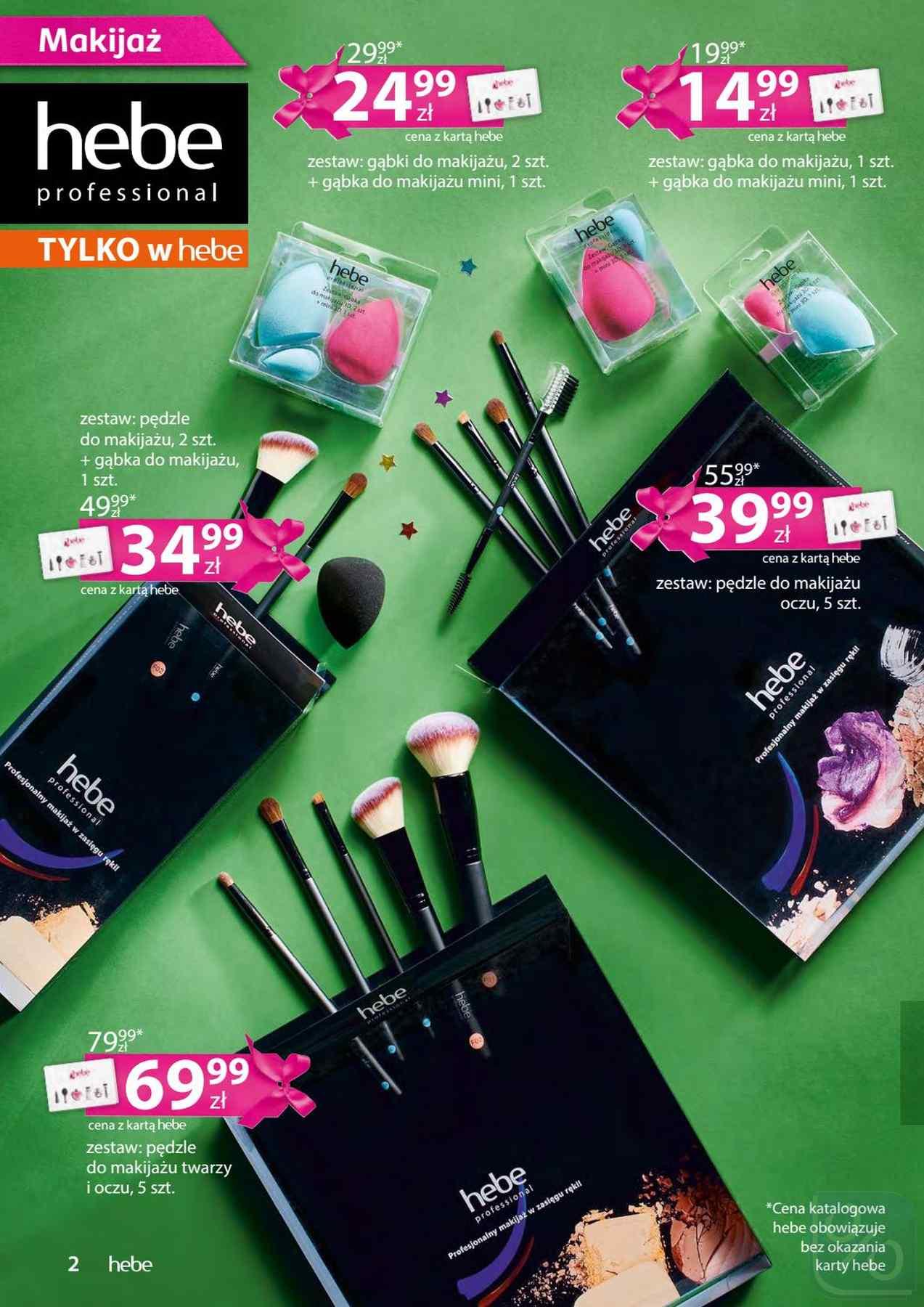 Gazetka promocyjna Hebe str. 2