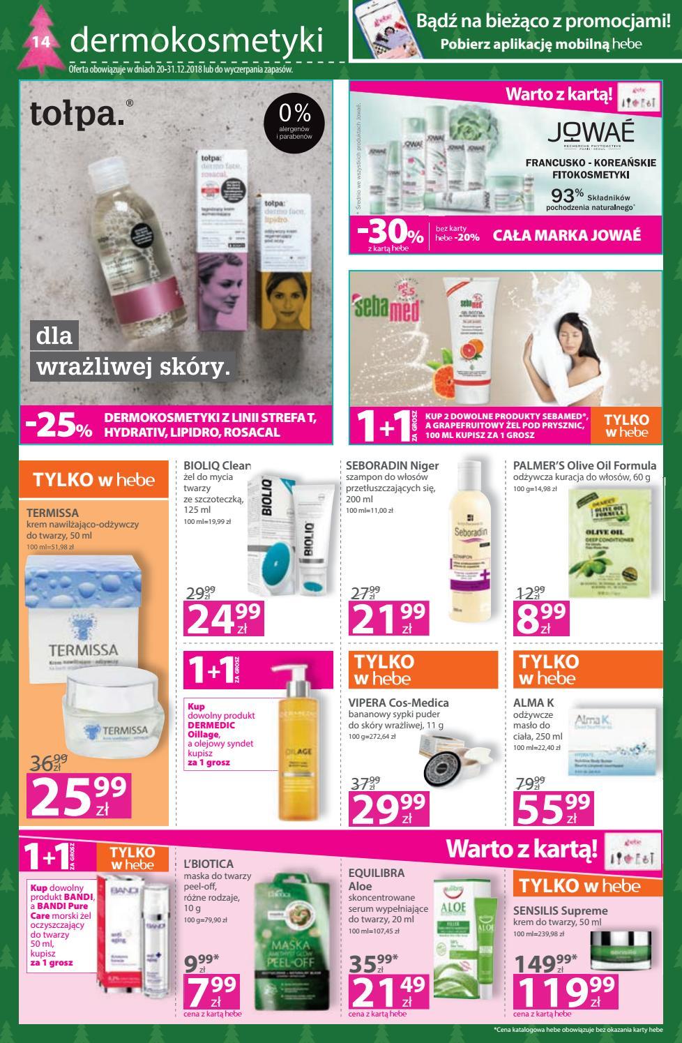 Gazetka promocyjna Hebe str. 14