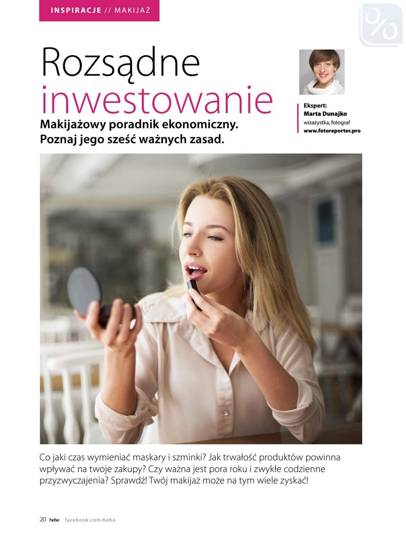 Gazetka promocyjna Hebe str. 20