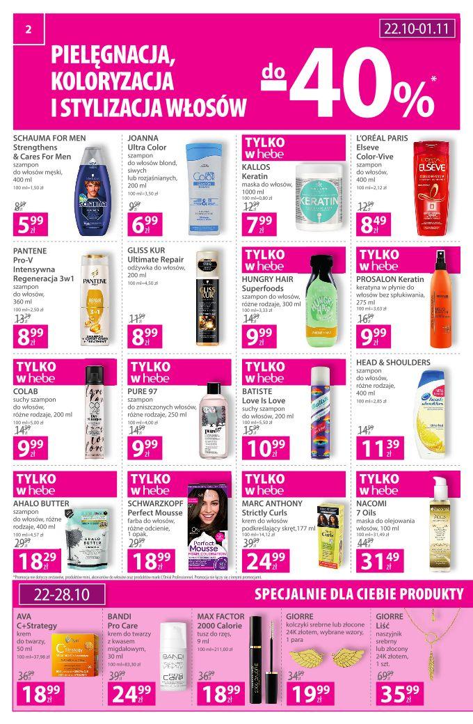 Gazetka promocyjna Hebe str. 2