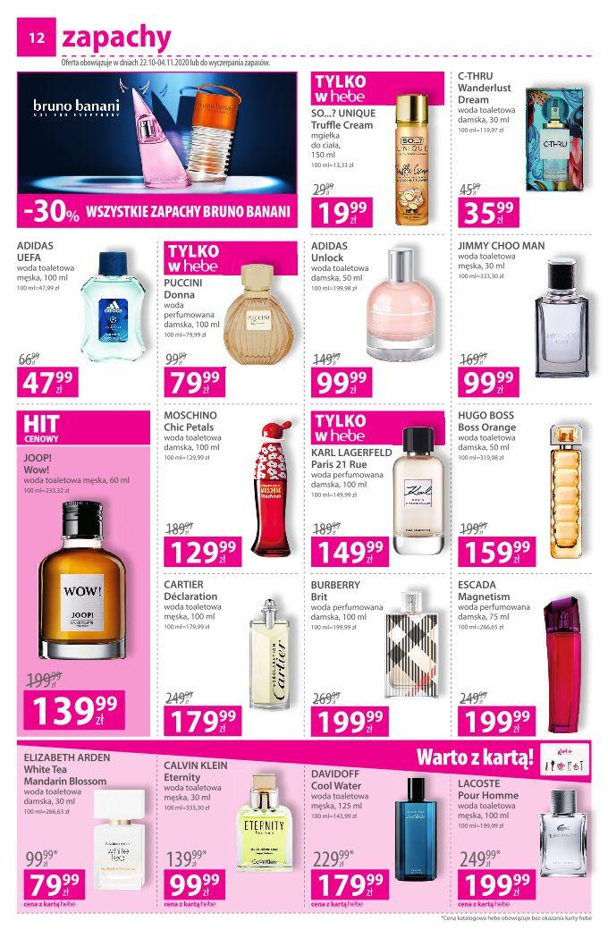 Gazetka promocyjna Hebe str. 12