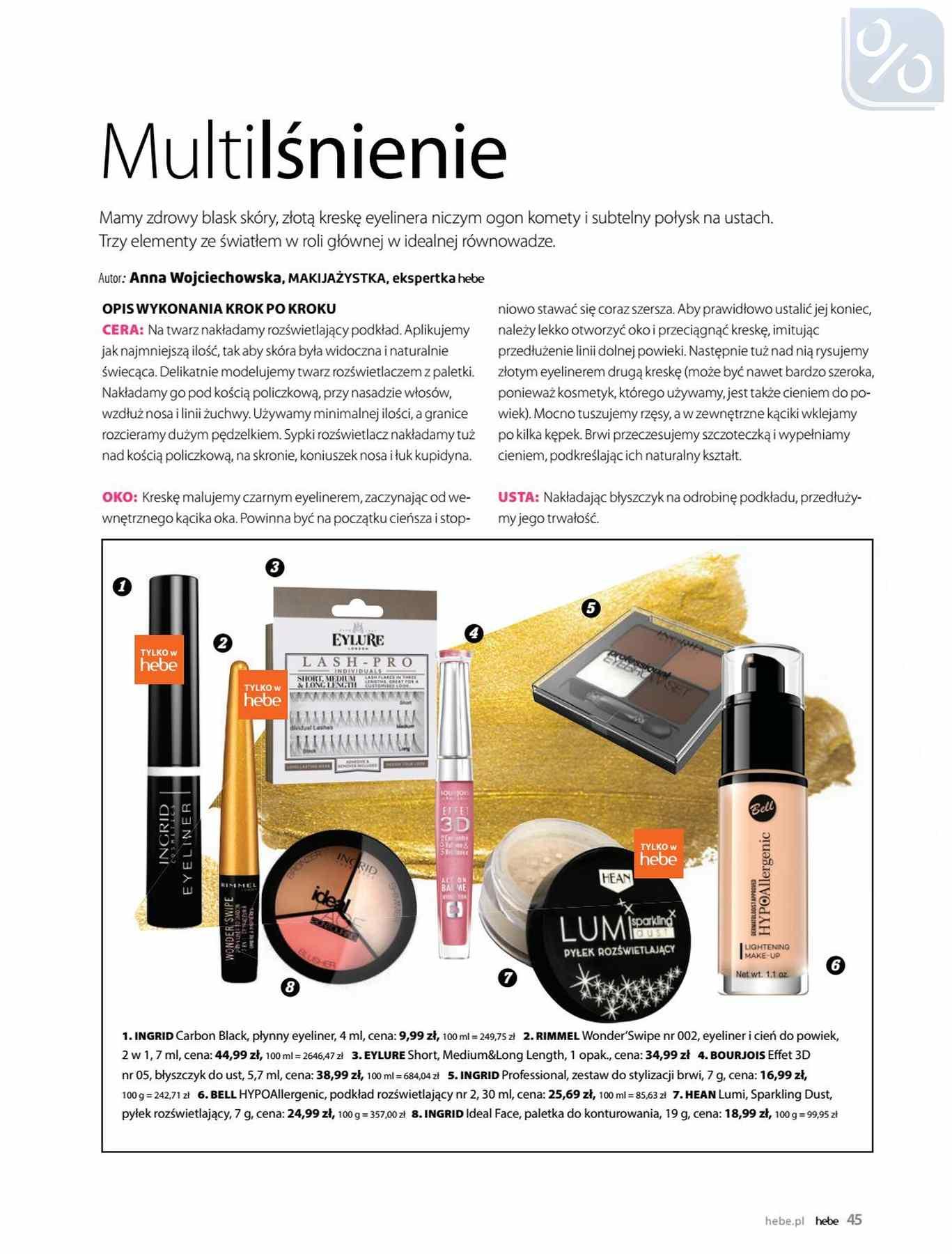 Gazetka promocyjna Hebe str. 45