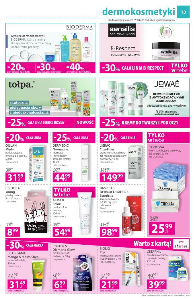 Gazetka promocyjna Hebe str. 13