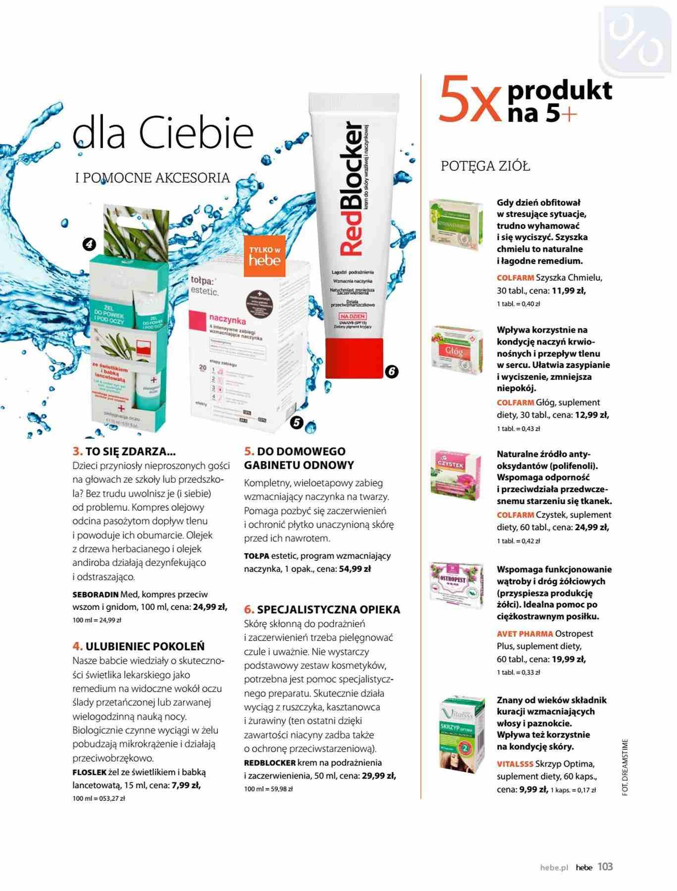 Gazetka promocyjna Hebe str. 103
