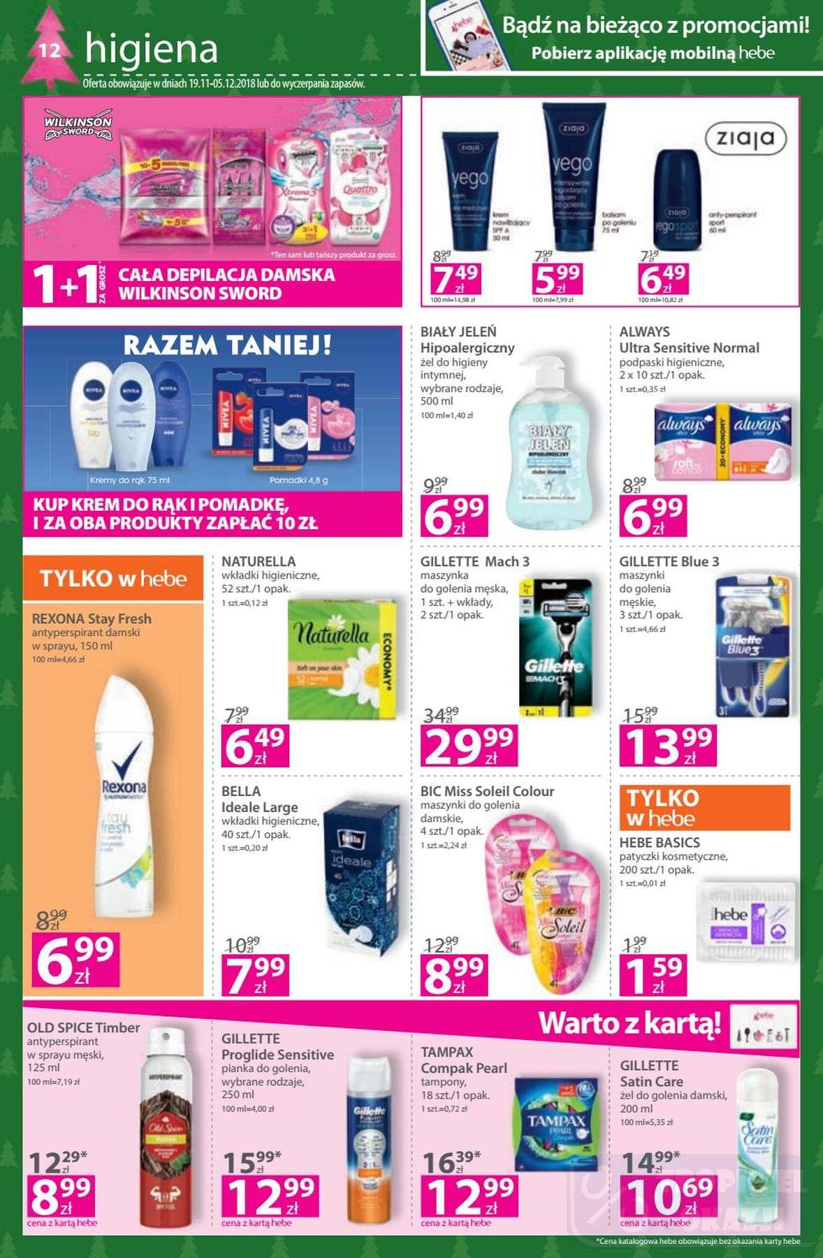 Gazetka promocyjna Hebe str. 12