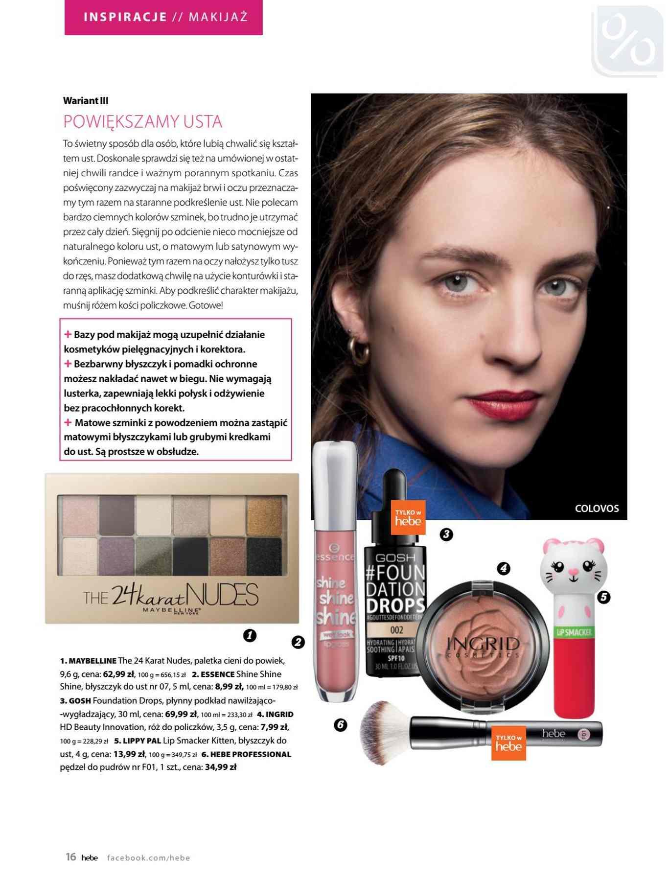 Gazetka promocyjna Hebe str. 16