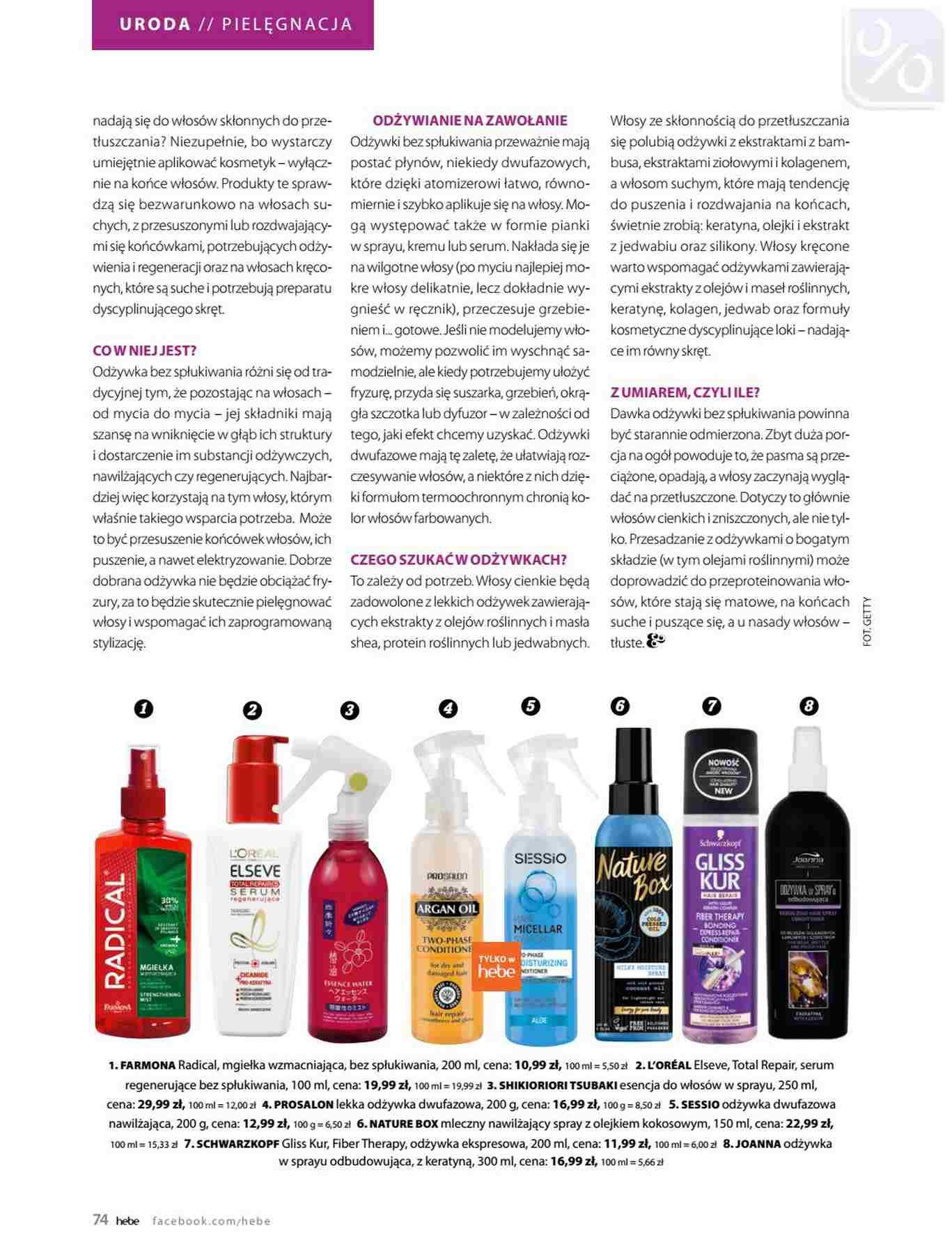 Gazetka promocyjna Hebe str. 74