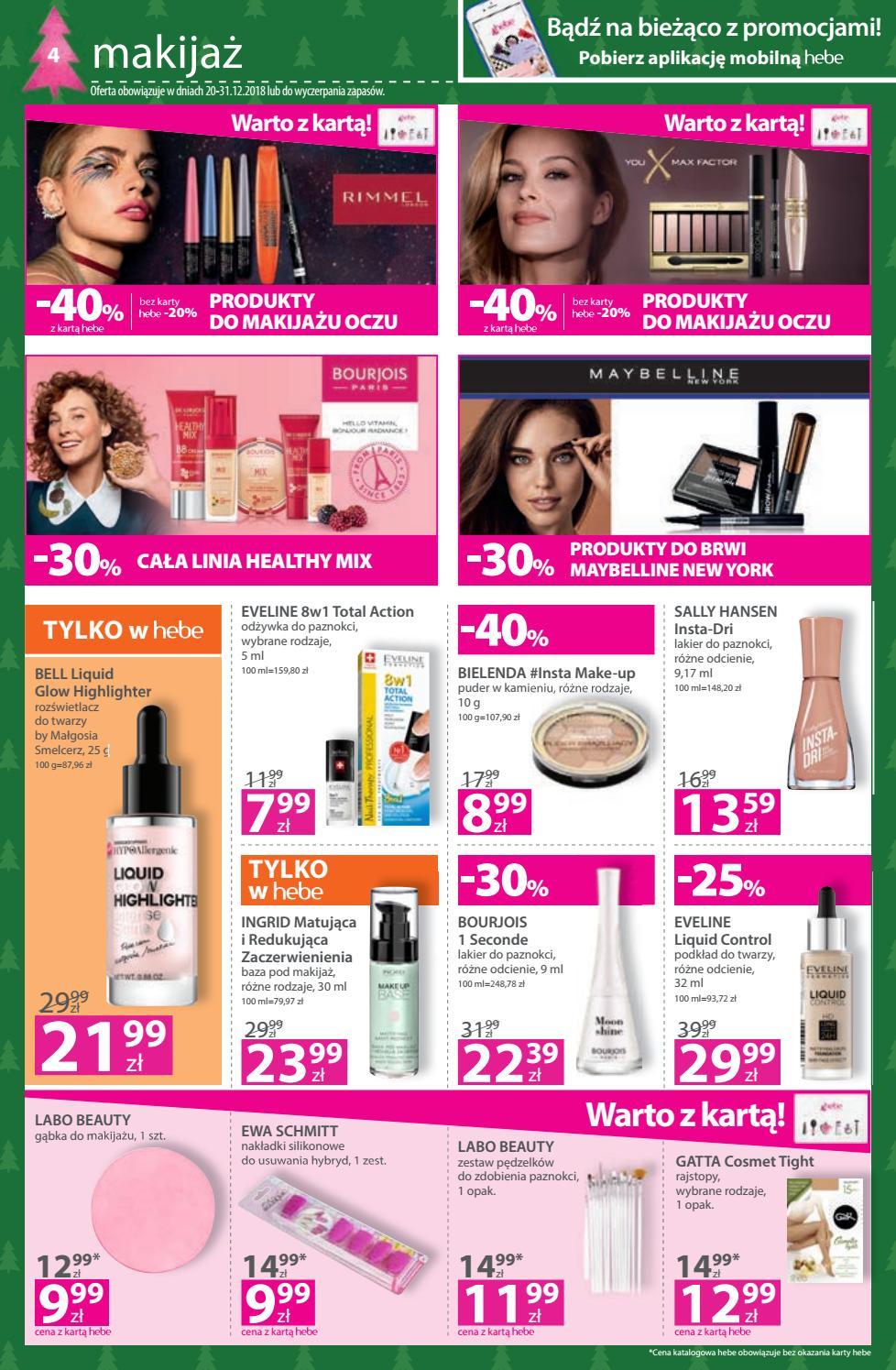 Gazetka promocyjna Hebe str. 4