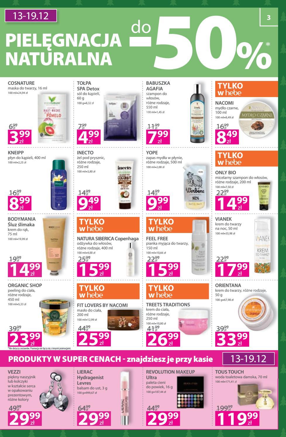 Gazetka promocyjna Hebe str. 3