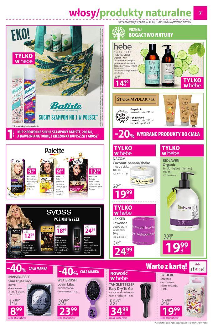 Gazetka promocyjna Hebe str. 7