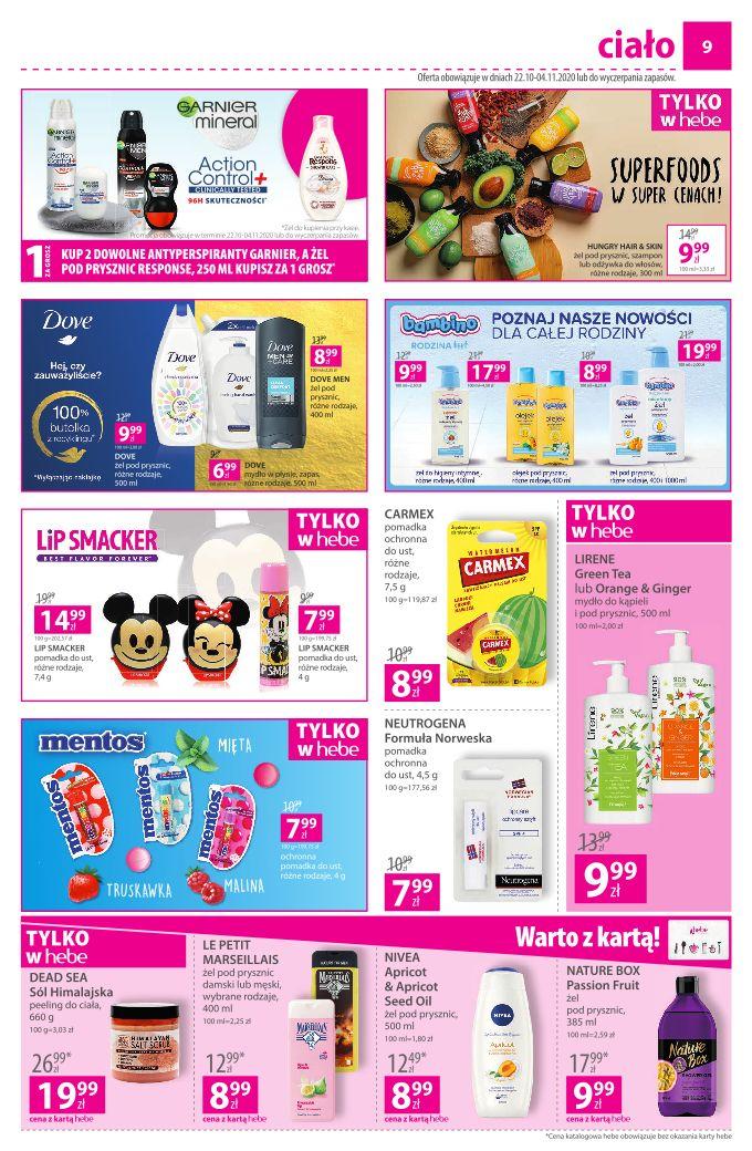 Gazetka promocyjna Hebe str. 9