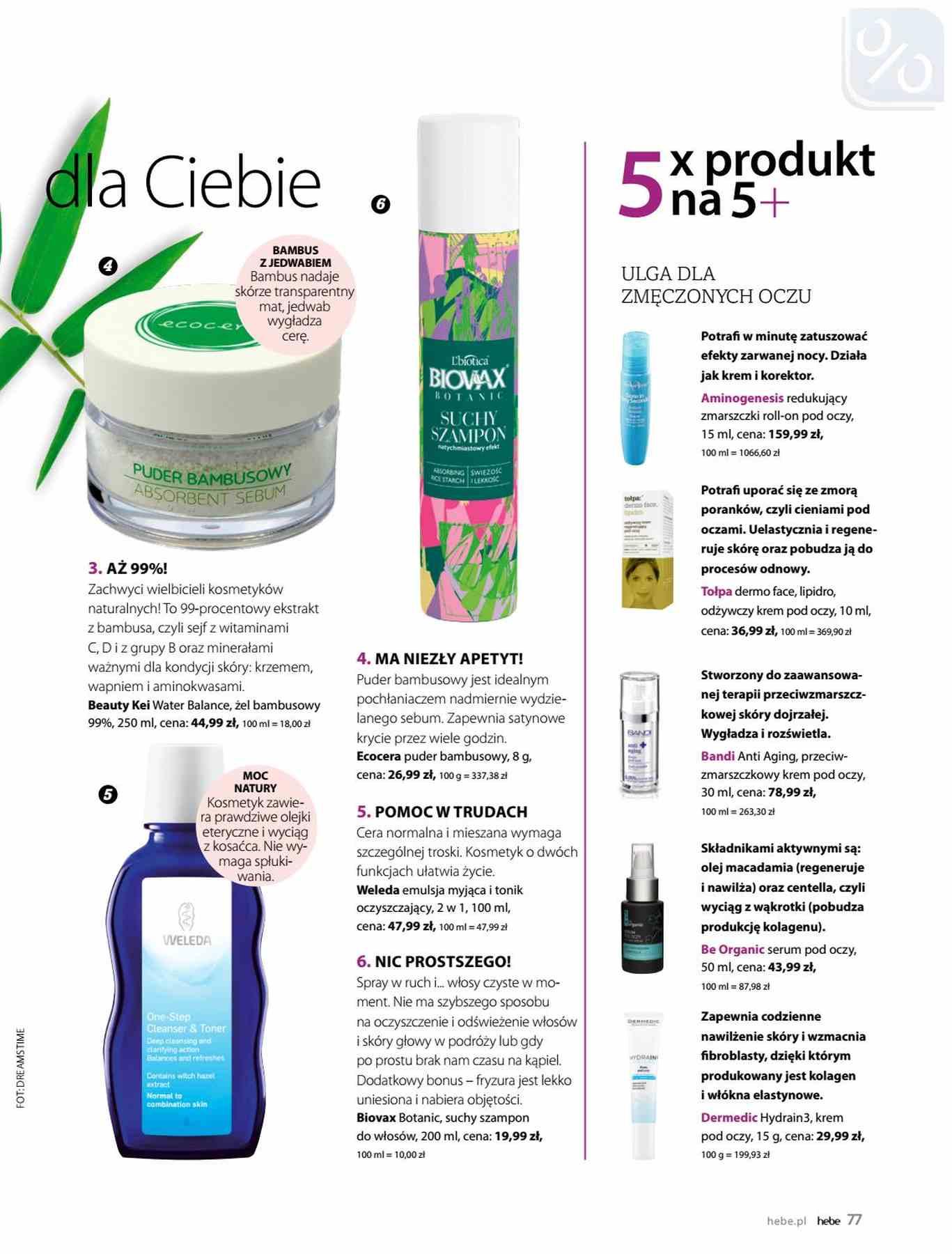 Gazetka promocyjna Hebe str. 77