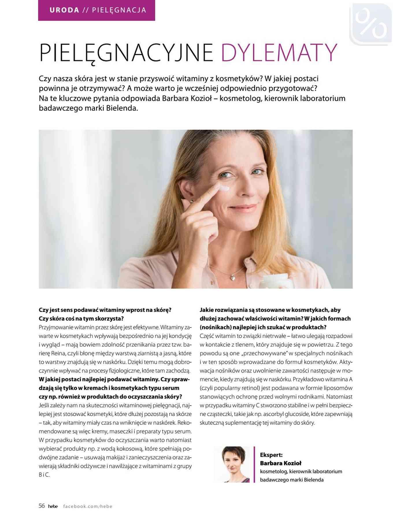 Gazetka promocyjna Hebe str. 56